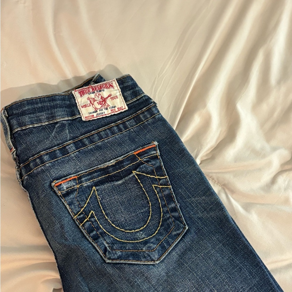 True Religion Women's Denim Jeans with Contrast Stitching